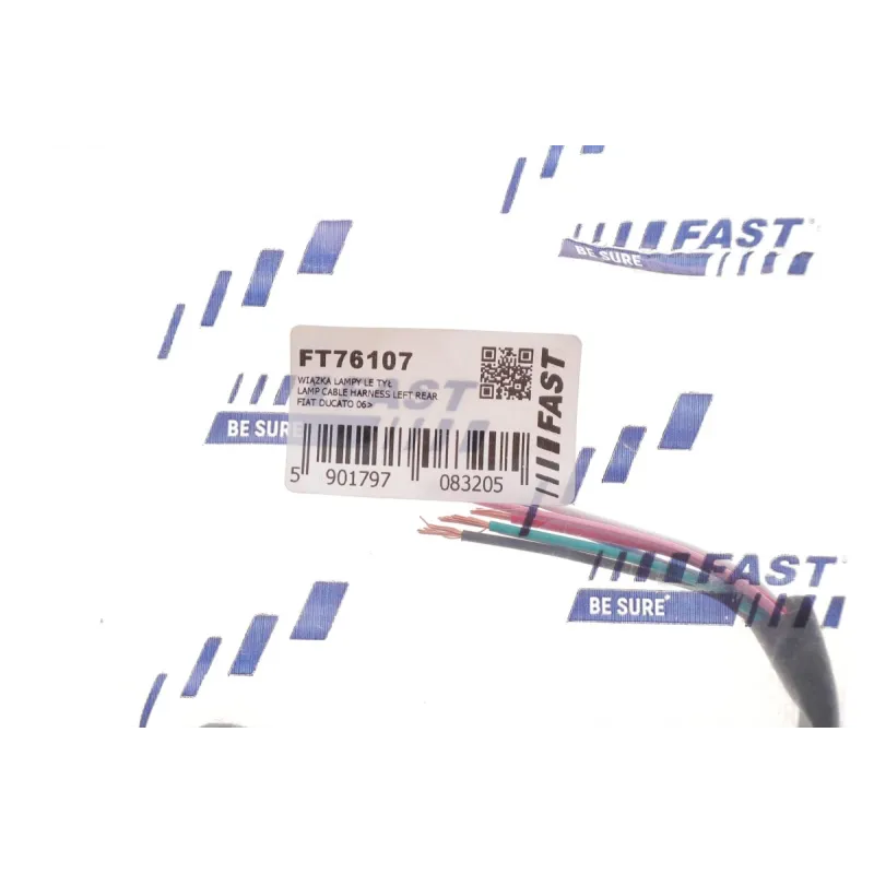 Фішка ліхтаря заднього ліва FAST FT76107 для Fiat Ducato, Peugeot Boxer 2006-