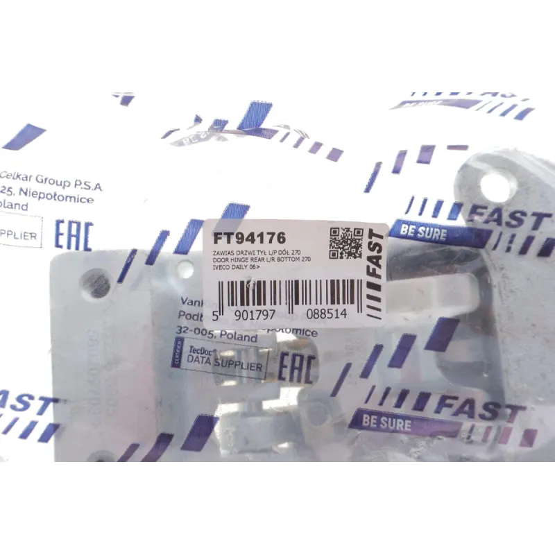 Петля задніх дверей нижня FAST FT94176 для Iveco Daily 2006-2014 (270°)