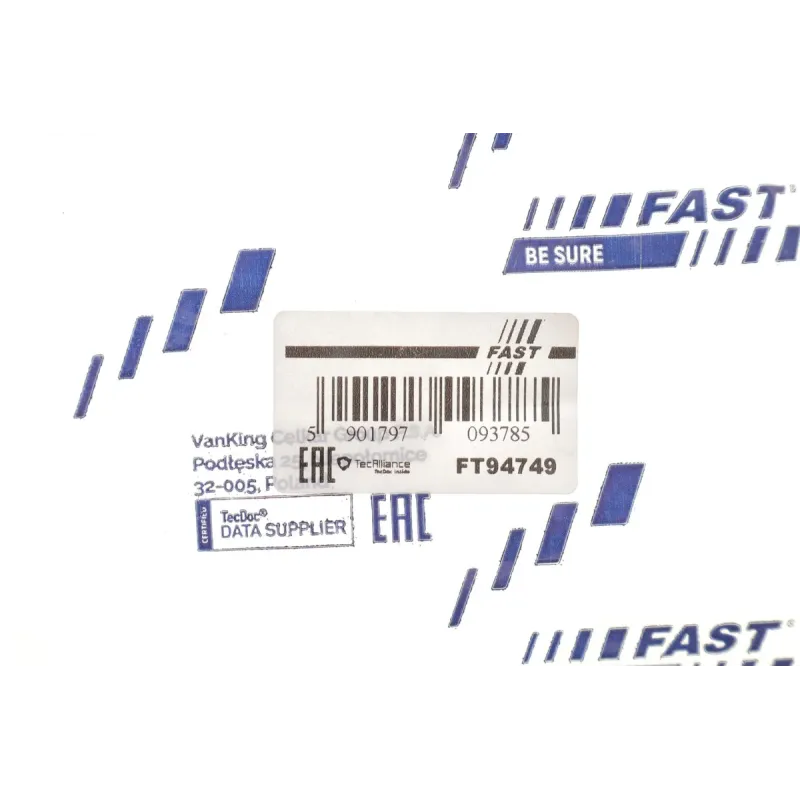 Кришка бачка ГПК FAST FT94749 для Ford Focus 1998-