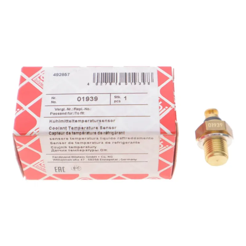Датчик температури охолоджуючої рідини FEBI BILSTEIN 01939 для VW Passat B3/B4, Audi 100 C3/C4, Volvo 740/960