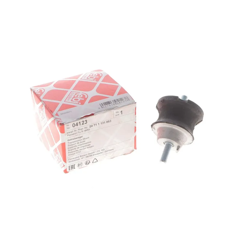 Подушка КПП FEBI BILSTEIN 04123 для BMW 5 (E34) 7 (E32) 1986-1999, 79x50 мм