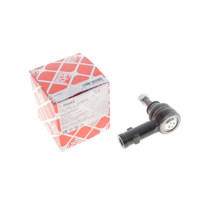 Наконечник рульової тяги FEBI BILSTEIN 04452, права вісь, M12x1.5 для VW Caddy, Passat, Golf