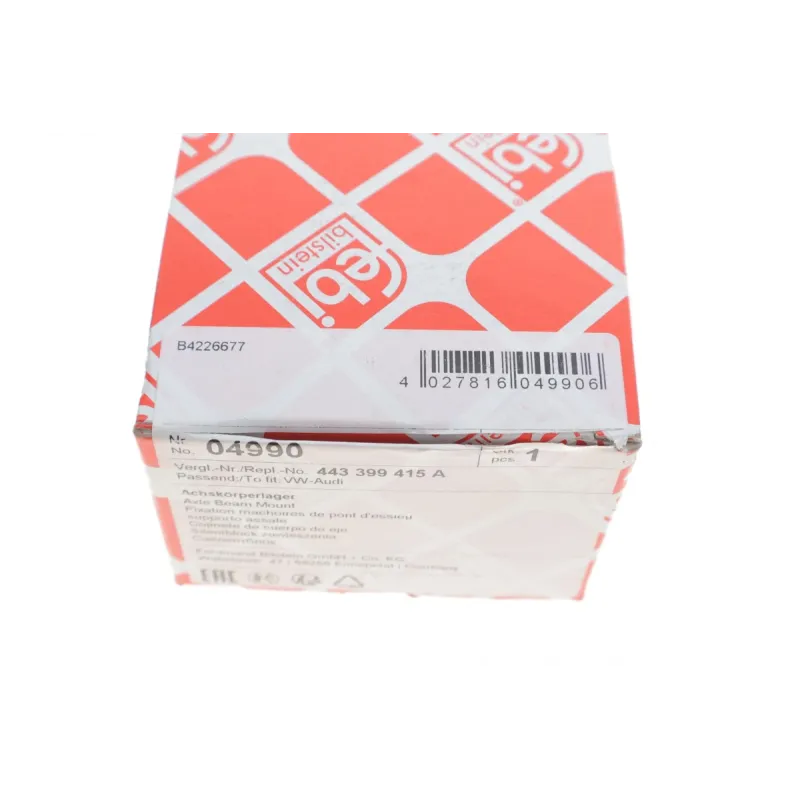 Подушка КПП FEBI BILSTEIN 04990 передній міст праворуч для Audi 80/100 (12x46x51 мм)