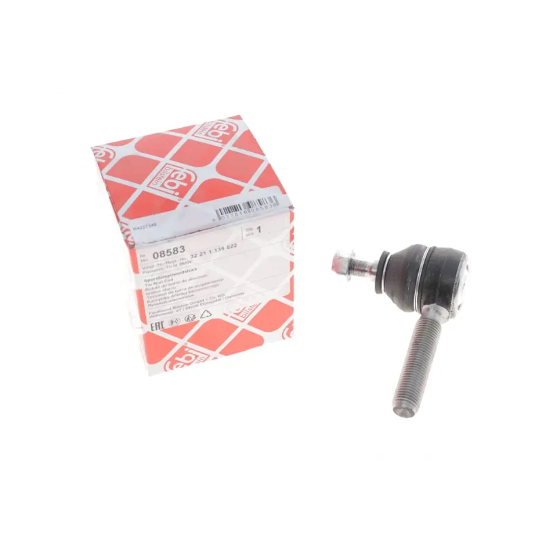 Наконечник рульової тяги FEBI BILSTEIN 08583 для BMW 5 E28/E34/E24, передній правий, M14x1.5, L=80mm