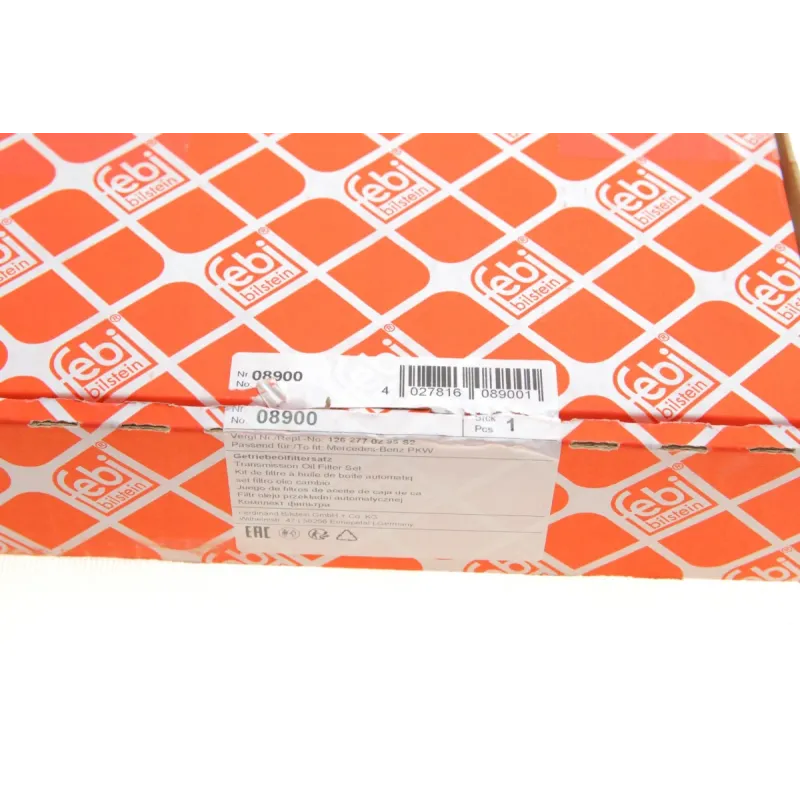 Фільтр АКПП FEBI BILSTEIN 08900 для Mercedes-Benz 190 (W201), C-Class (W202) 1982-2000, сітчастий 188.8x175x20 мм