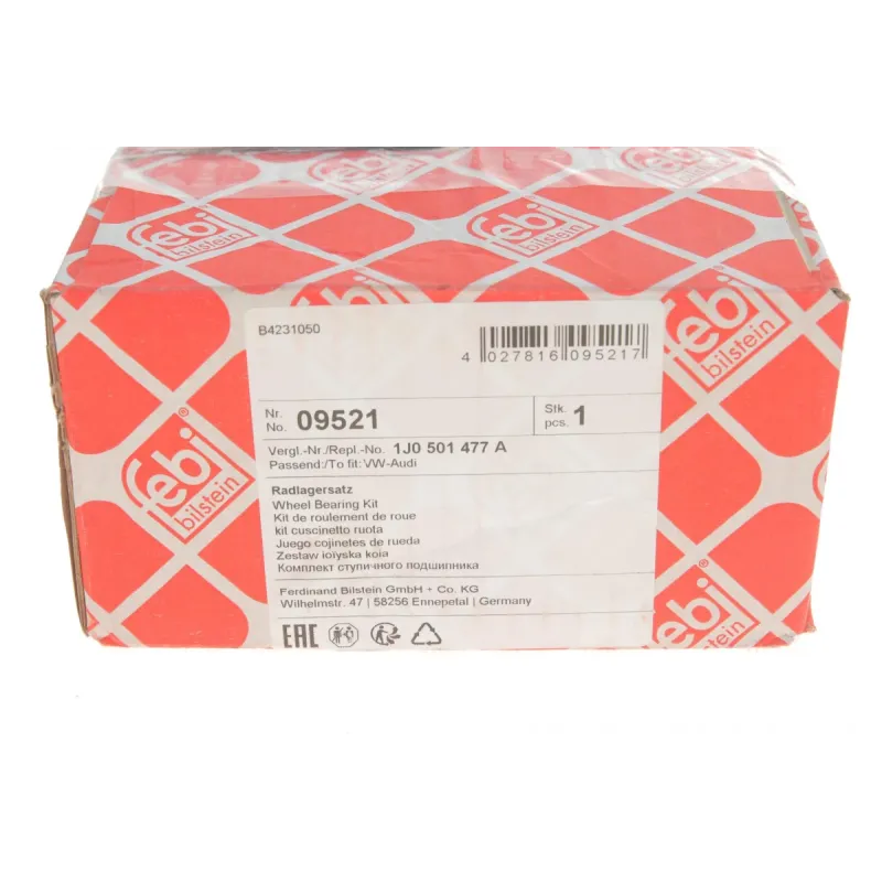 Підшипник маточини задній FEBI BILSTEIN 09521 для VW Golf IV, Skoda Octavia 1997-2010, діаметр 120 мм