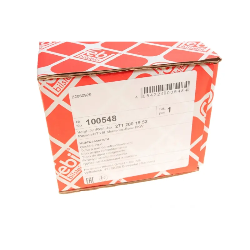 Патрубок системи охолодження FEBI BILSTEIN 100548 для Mercedes-Benz C-Class W203/W204, E-Class W211/W212, Sprinter 906, 28 мм