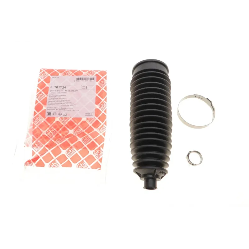Пильник рейки рульової FEBI BILSTEIN 101724 для Renault Kangoo 2008-, передній правий, 12x53x200 мм
