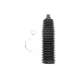 Пильник рейки рульової FEBI BILSTEIN 102365 для Opel Combo, Corsa C 2001-2009, передній правий, 12/50x197 мм