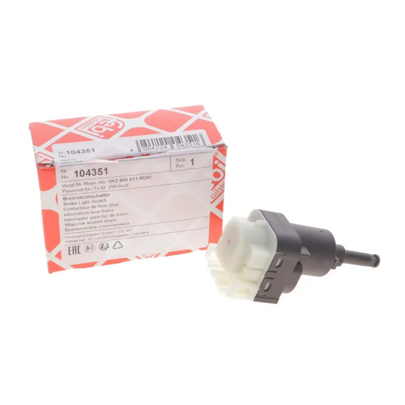 Датчик педалі гальма FEBI BILSTEIN 104351 для Volkswagen Caddy III 2004-2015 (4 контакти)