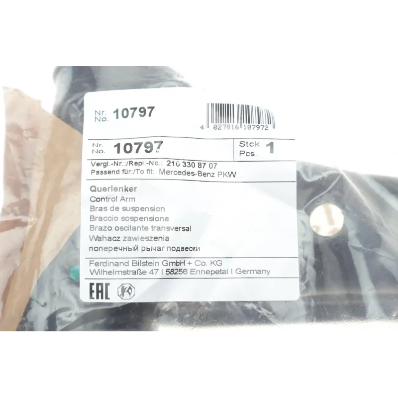 Важіль підвіски верхній FEBI BILSTEIN 10797 для Mercedes-Benz C-Class W202, E-Class W210