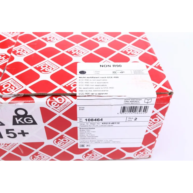 Диск гальмівний передній FEBI BILSTEIN 108464 для Toyota RAV 4, Lexus RX/NX 328x28 мм