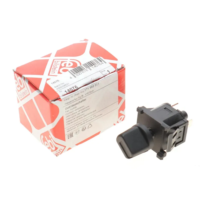 Перемикач пічки FEBI BILSTEIN 14076 з ручкою для Volkswagen Caddy I/LT 40-55 1982-1996
