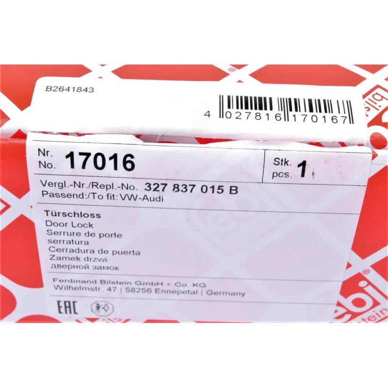 Замок дверей (передніх/L) VW Caddy I/Golf II/Jetta II/Polo 75-