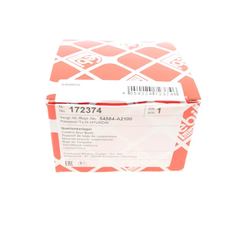 Сайлентблок важеля FEBI BILSTEIN 172374 передній правий для Kia Ceed, Hyundai i30 2011-, 14.4x70x60 мм