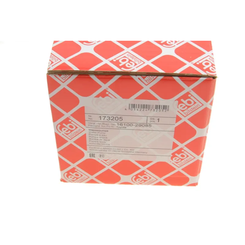 Помпа води FEBI BILSTEIN 173205 для Toyota Camry, Highlander, Lexus ES/RX 3.0/3.3 1996-2008