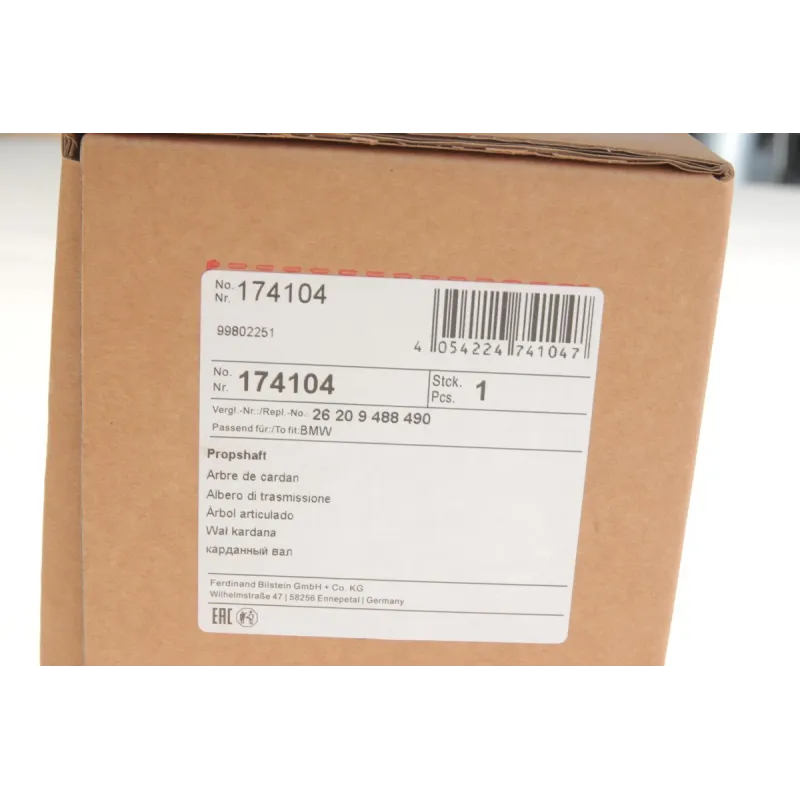 Карданний вал передній FEBI BILSTEIN 174104 для BMW 5 E60/E61 2005-2010, 644 мм