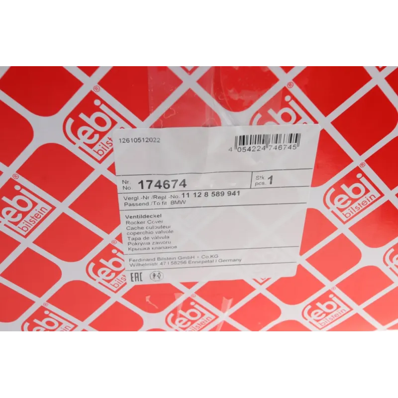 Кришка клапанів FEBI BILSTEIN 174674 для BMW 3 (E90/F30) 1.6/2.0D N47