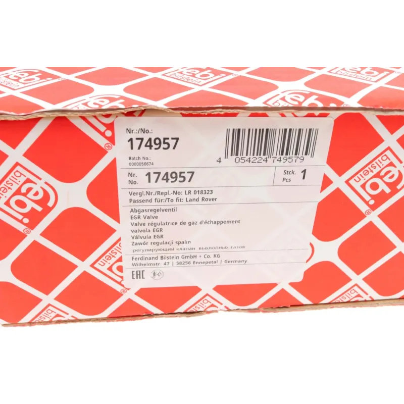 Клапан EGR Land Rover Discovery 2.7TD 24V 04-18 (L)