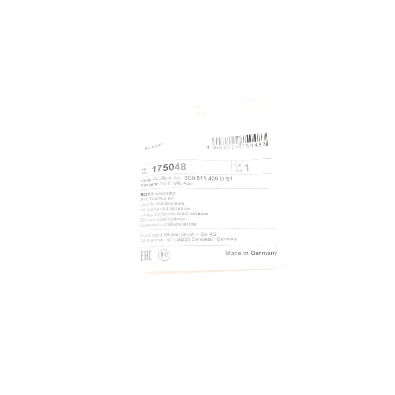 Стабілізатор (задній)  Audi Q3 11-18 (+тяги)