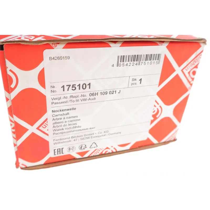 Розподільний вал FEBI BILSTEIN 175101 (впуск) для Audi A3/A4/A5, VW CC/Passat, Skoda Superb