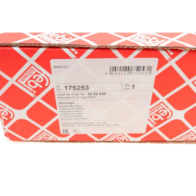 Подушка двигуна передня FEBI BILSTEIN 175253 для Opel Vectra C, Saab 9-3 1.9 CDTI/TiD