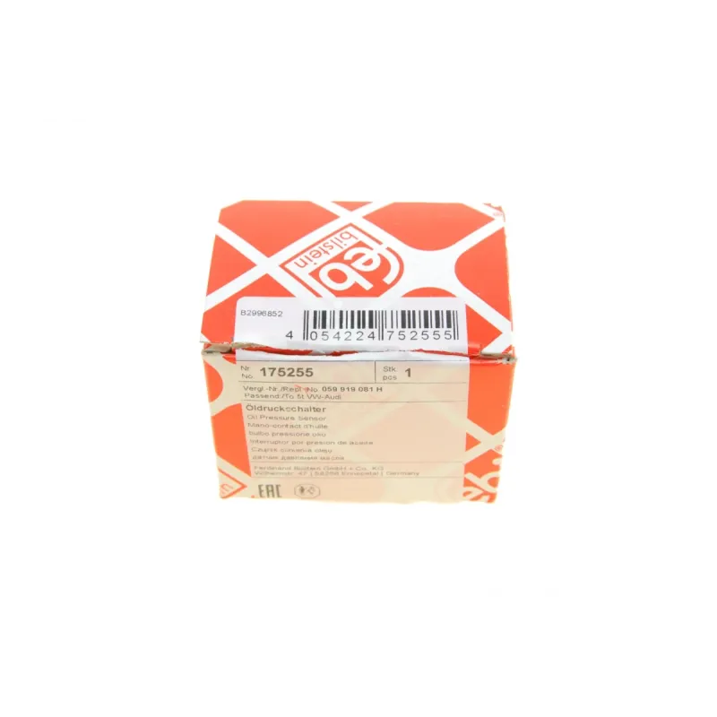 Датчик тиску оливи FEBI BILSTEIN 175255 для Audi A4 B5/B8, A6 C4, A8 D2, 2.0-4.2