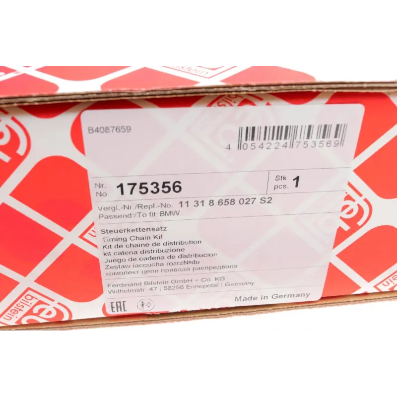 Комплект ланцюга ГРМ FEBI BILSTEIN 175356 для BMW 5 (F10), X5 (E70) N63 08-14, 8 мм