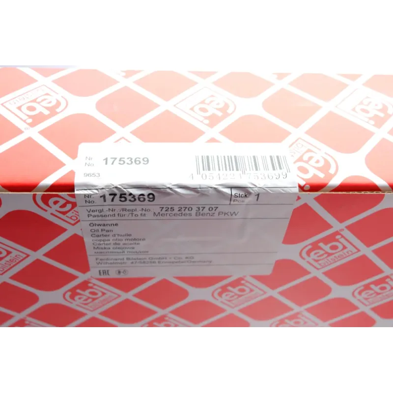 Маслоприймач (піддон) АКПП FEBI BILSTEIN 175369 для Mercedes-Benz C-Class (W205) 2013-н.в., E-Class (W212/W213) 2009-н.в. 1.6-3.0