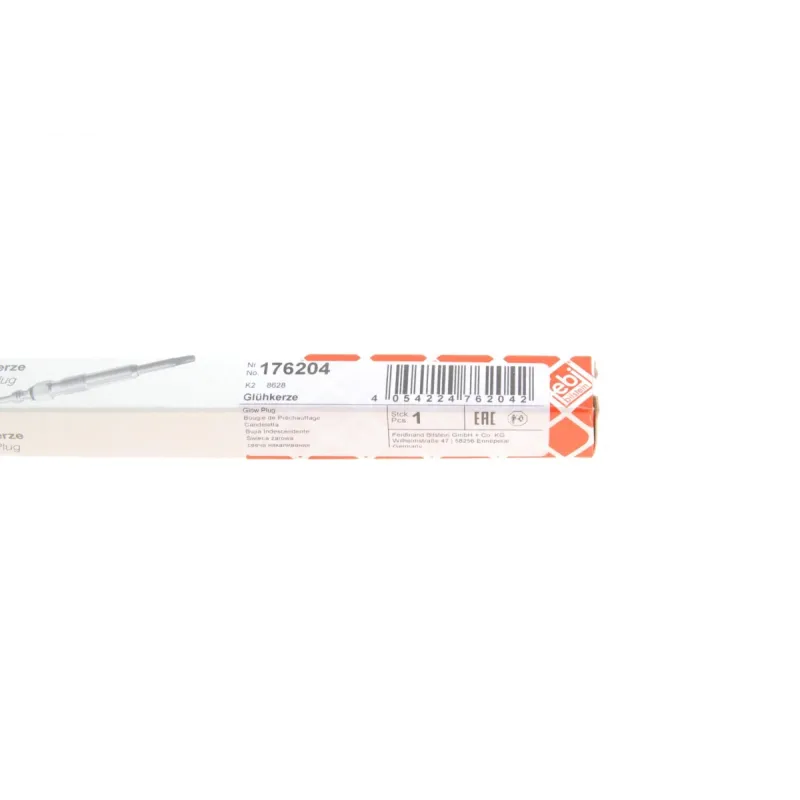 Свічка розжарювання FEBI BILSTEIN 176204 для Peugeot 407/Citroen C5 2.2HDi 11V