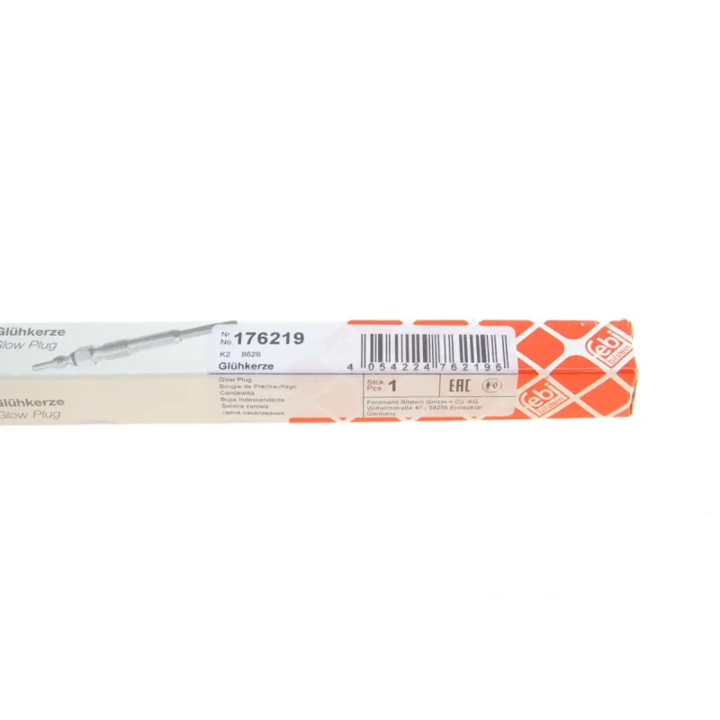 Свічка розжарювання FEBI BILSTEIN 176219 для Mercedes-Benz C-Class W204/E-Class W211 2.2CDI 2006-2008 (7V, 131мм)
