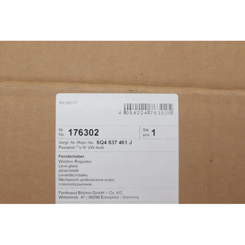 Склопідіймач передній лівий FEBI BILSTEIN 176302 для Volkswagen Polo 9N 2001-2009