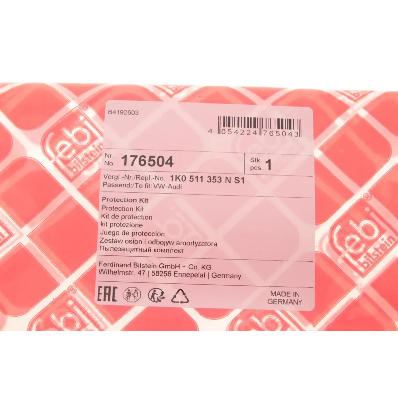 Пильник + відбійник амортизатора задній FEBI BILSTEIN 176504 для Skoda Fabia, VW Golf V/VI 1998-2005