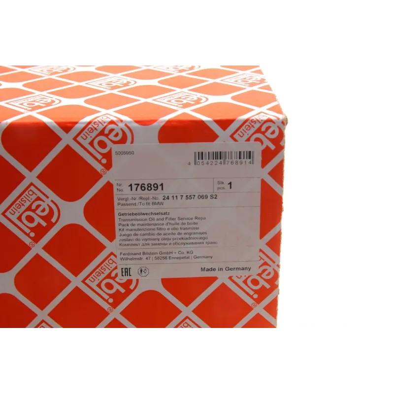 Комплект заміни оливи АКПП FEBI BILSTEIN 176891 для BMW X5 (E53) 3.0 i/d 2000-2006, 6 л