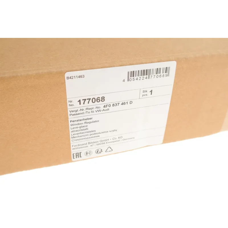 Склопідіймач передній лівий FEBI BILSTEIN 177068 для Audi A6 C6 2004-2011 (електро)