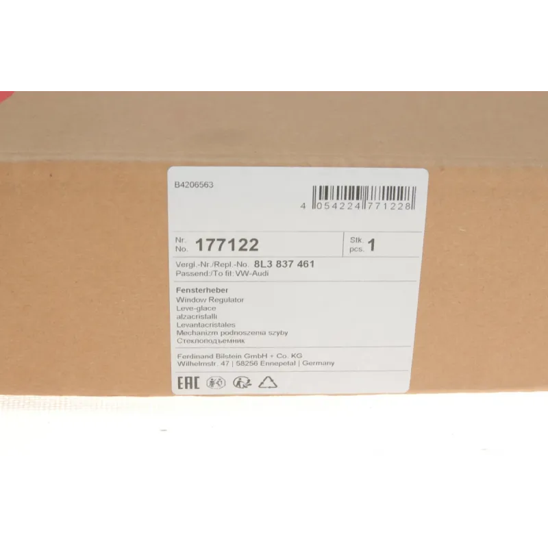 Склопідіймач (передній) Audi A3 97-05 (L) (електро)