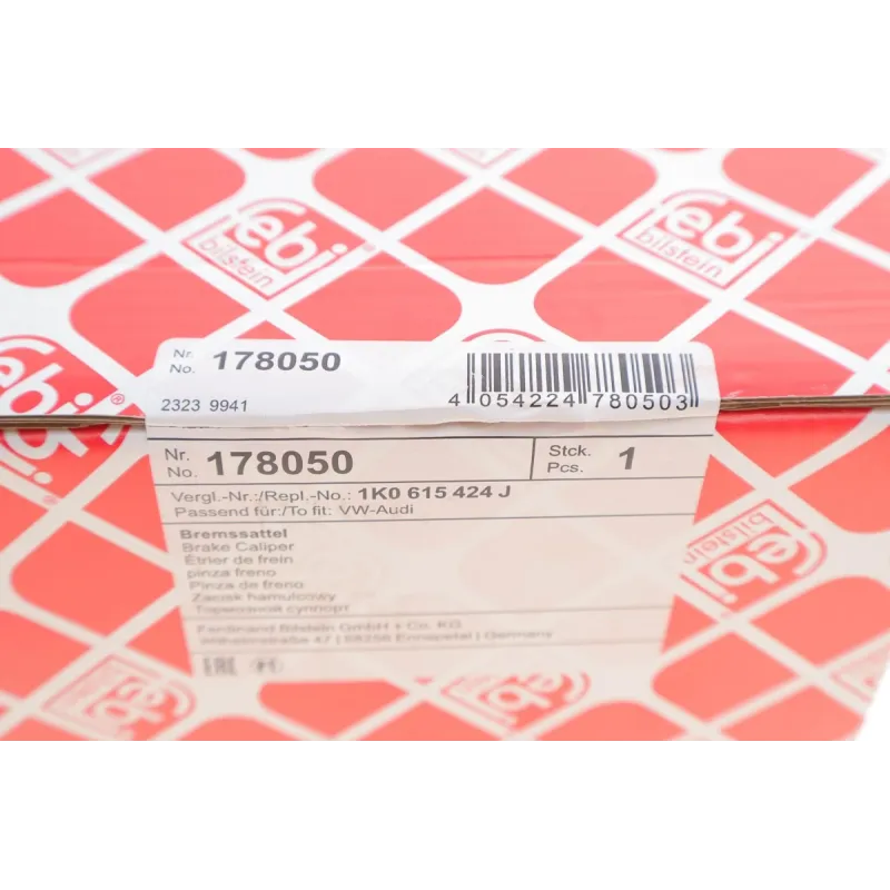 Супорт гальмівний задній правий FEBI BILSTEIN 178050 для Volkswagen Golf V/VI, Audi A3 8P, Skoda Octavia 03- (d=38mm)