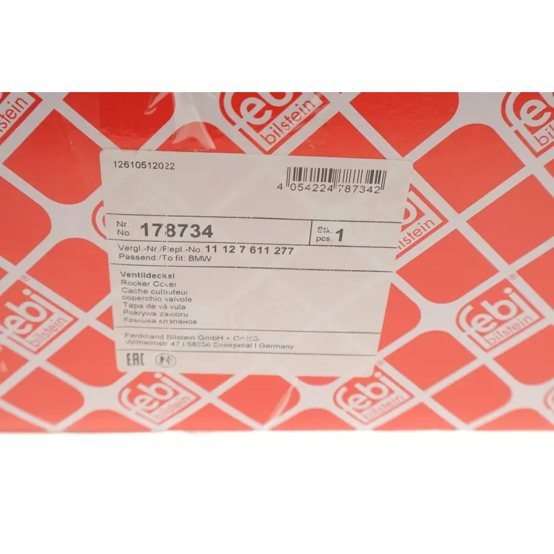 Кришка клапанів FEBI BILSTEIN 178734 для BMW 3 (F30) 1.5 B38, 11 12 7 611 277