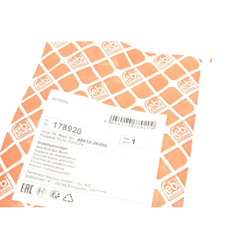 Втулка стабілізатора FEBI BILSTEIN 178920 для Toyota Camry, Land Cruiser, Lexus LX (передній/задній), 23 мм