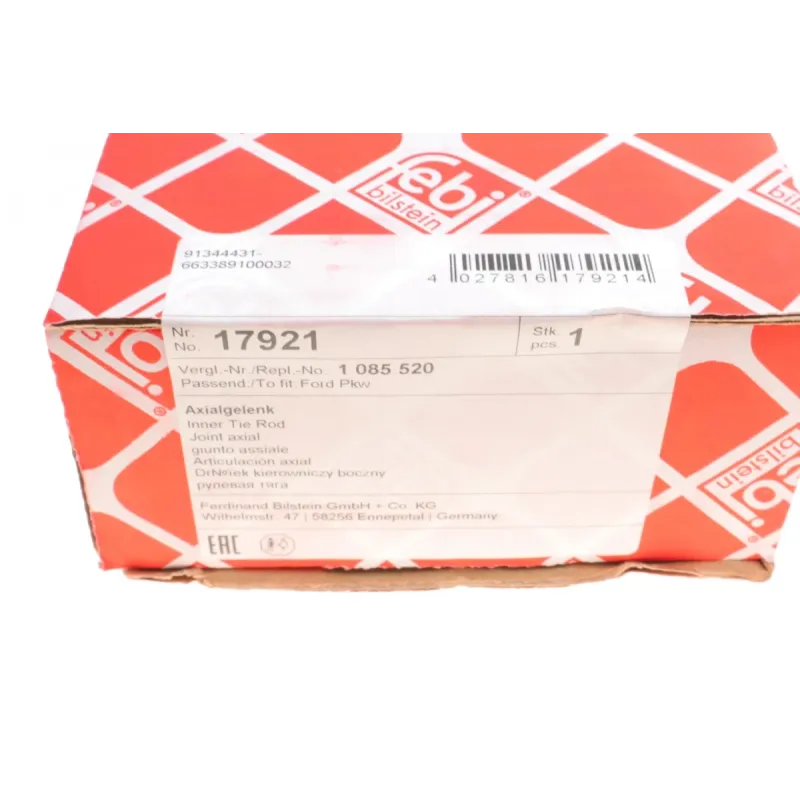 Тяга рульова Ford Focus 98-04/Transit Connect/Tourneo Connect 02-13 (L=343mm)