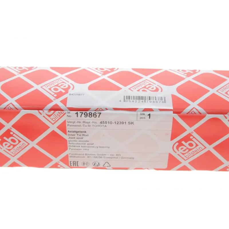 Тяга рульова права FEBI BILSTEIN 179867 для Toyota Auris, Corolla E150 2006-2013