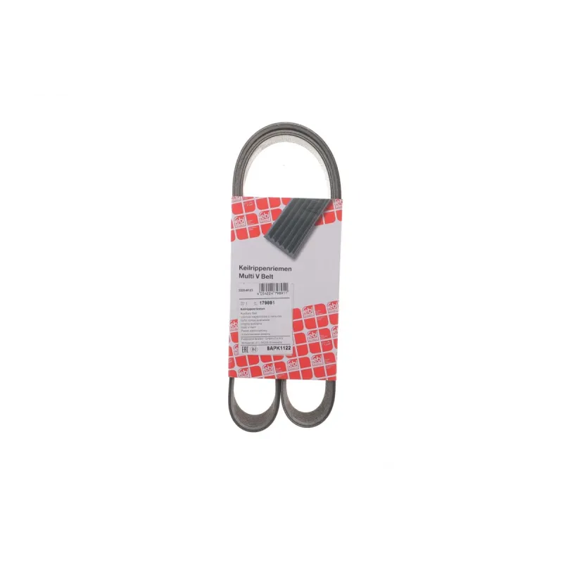 Ремінь генератора FEBI BILSTEIN 179891 для BMW 3 (G20) 330d 2020-, 8PK1122