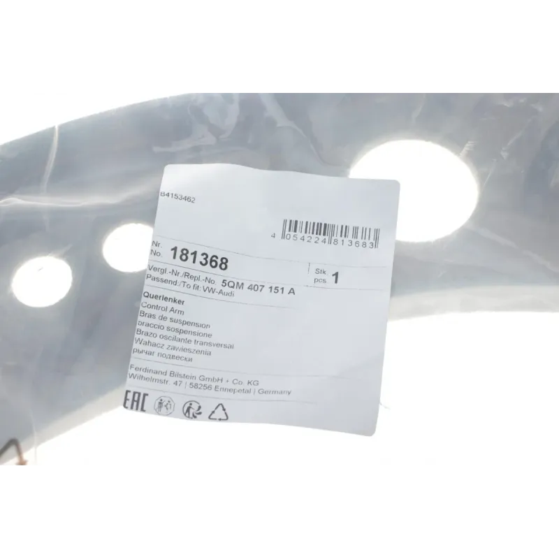 Важіль передньої підвіски лівий FEBI BILSTEIN 181368 для Skoda Octavia III, VW Golf VII 2012-