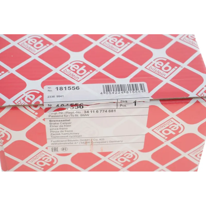 Супорт гальмівний передній лівий FEBI BILSTEIN 181556 для BMW 1 (E81/E87) 2004-2011 (d=54mm)