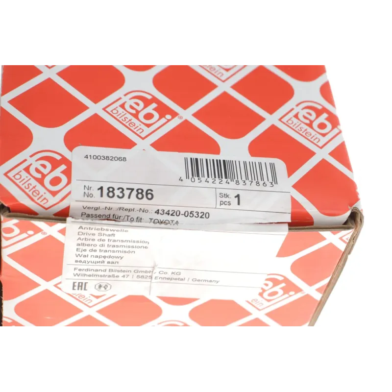 Піввісь (передня) (L) Toyota Avensis 2.0D 03-08 (26z/24z) (+ABS 48T)