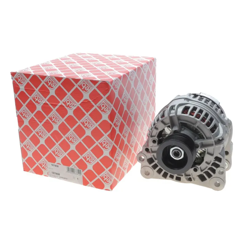 Генератор FEBI BILSTEIN 187808 для Audi A2/A3, Skoda Fabia/Octavia, VW Golf 1.9TDI 12V/90A Ø56мм