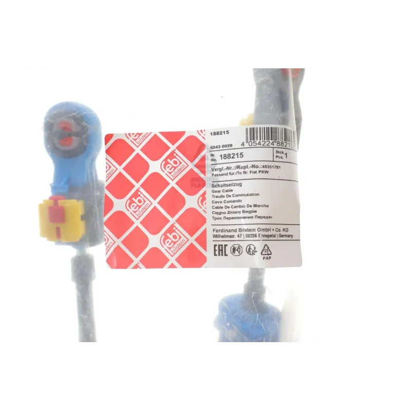 Трос куліси FEBI BILSTEIN 188215 для Fiat Doblo 1.4/1.6D/2.0D 2010-, 1086/1012 мм