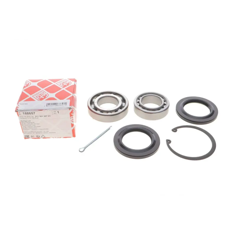 Підшипник маточини задній FEBI BILSTEIN 188657 для Volkswagen Transporter T2/T3 1970-1992, 35x62x19/35x72x17 мм