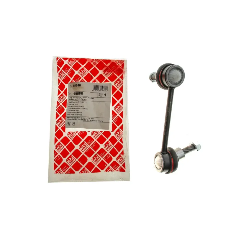 Тяга стабілізатора права FEBI BILSTEIN 19866 для Renault Master, Opel Movano 1998-2005, 127 мм