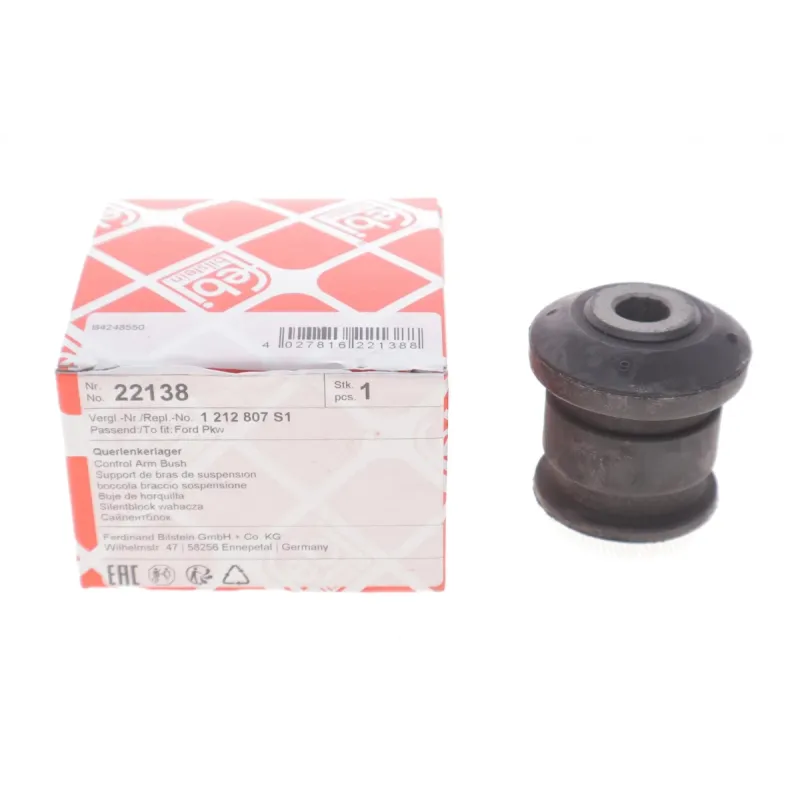 Сайлентблок важеля FEBI BILSTEIN 22138 передній правий для Ford Fiesta V/Fusion (12x26x55 мм)